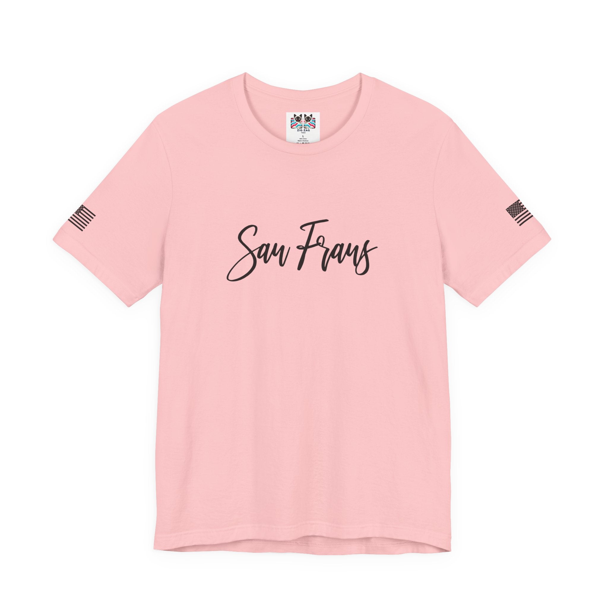 San Frans Script T-Shirt – Cursive Handwriting Style San Francisco Tee