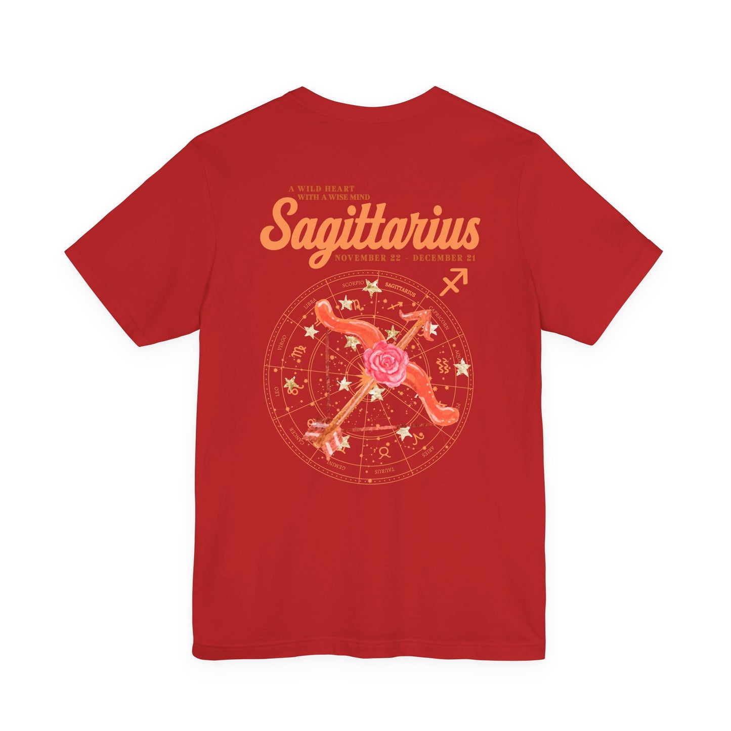 Sagittarius Zodiac T-Shirt – A Wild Heart With a Wise Mind