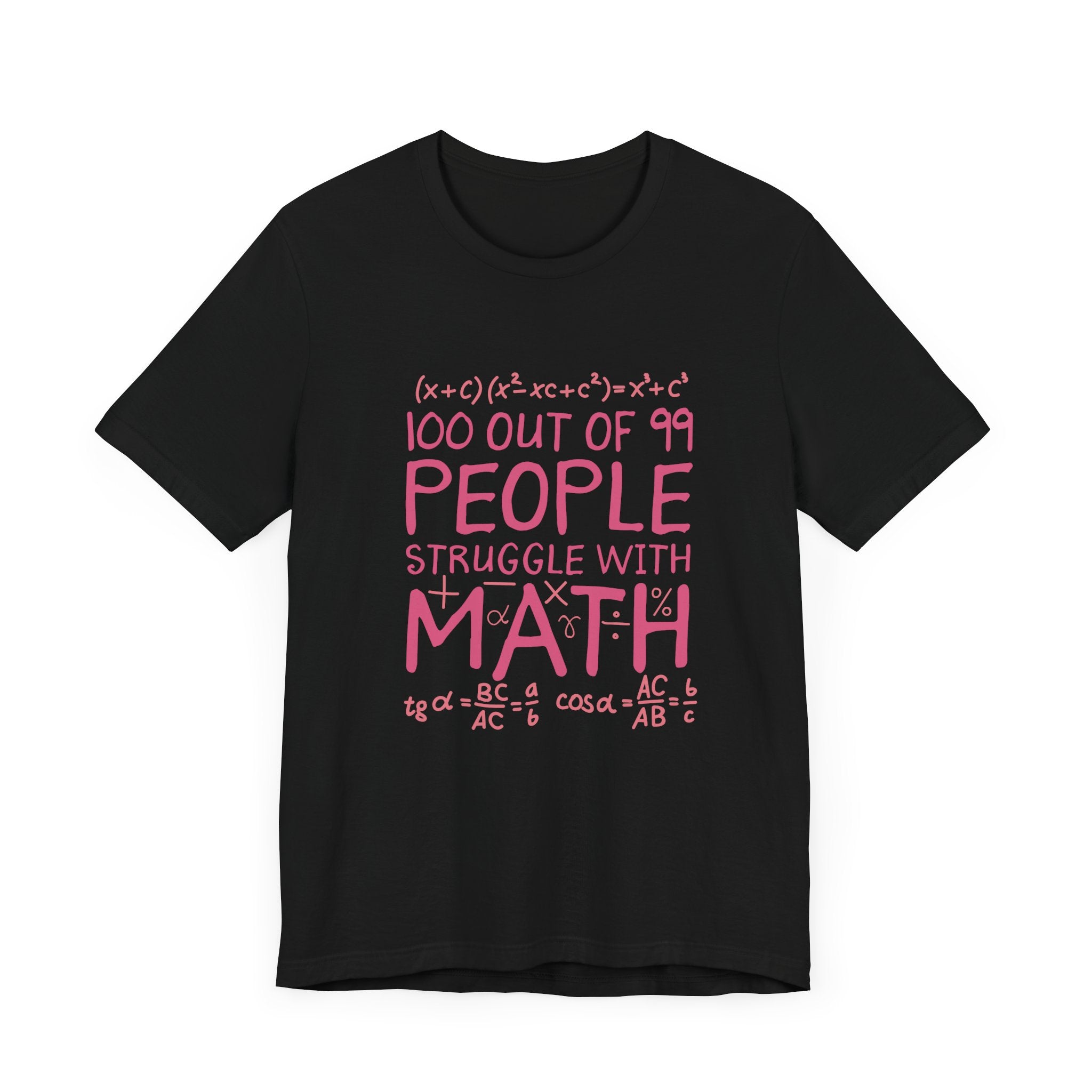 Math Struggle T-Shirt – 100 Out of 99 People Math Joke