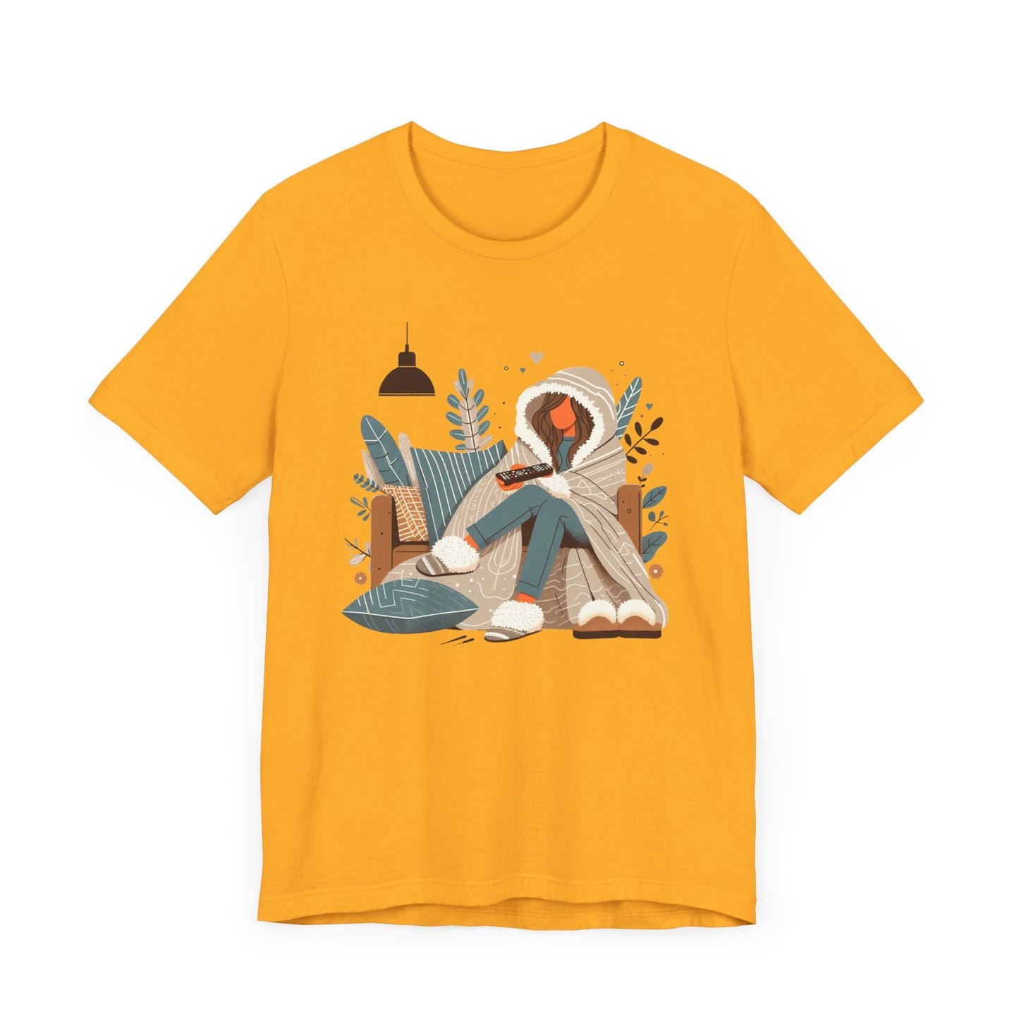 In My Lazy Era Relax and Unwind | Girl on Sofa with Remote Graphic T-Shirt