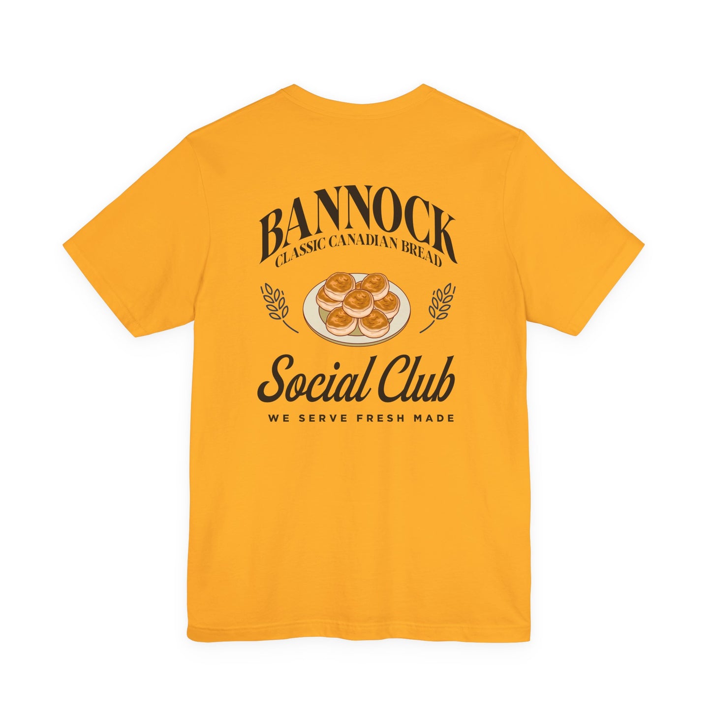 Bannock Classic Canadian Bread T-Shirt – Featuring Traditional Bread Graphic