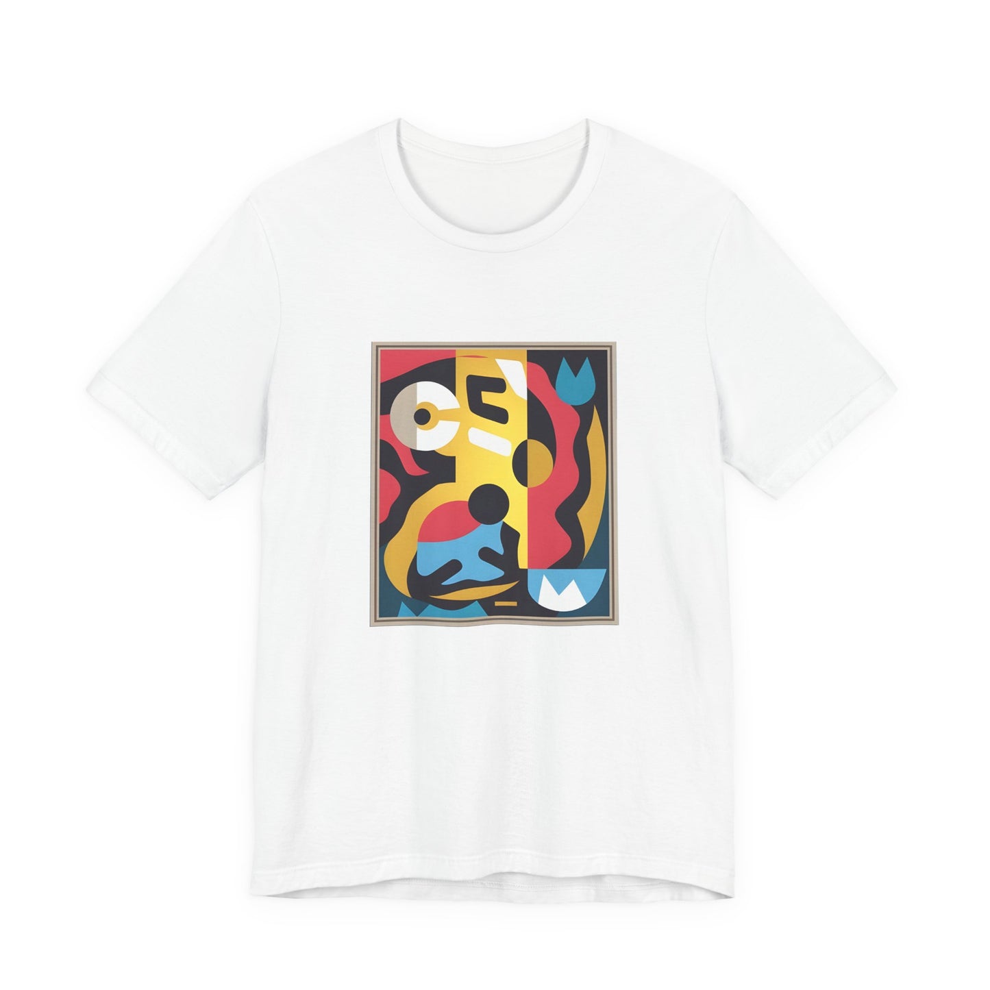 Modern Art Connoisseur Tshirt – Bold Abstract Graphic Design