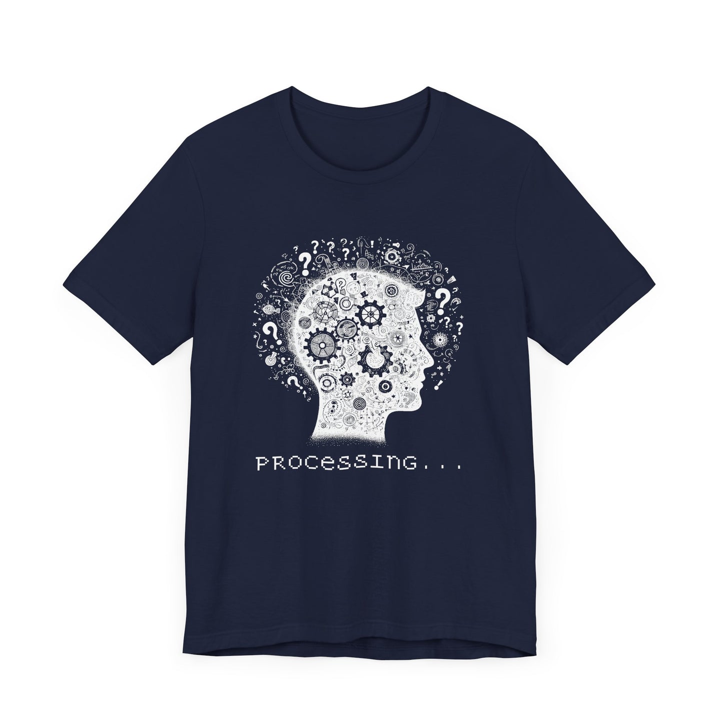 Processing... | Quirky Thinking Face T-Shirt