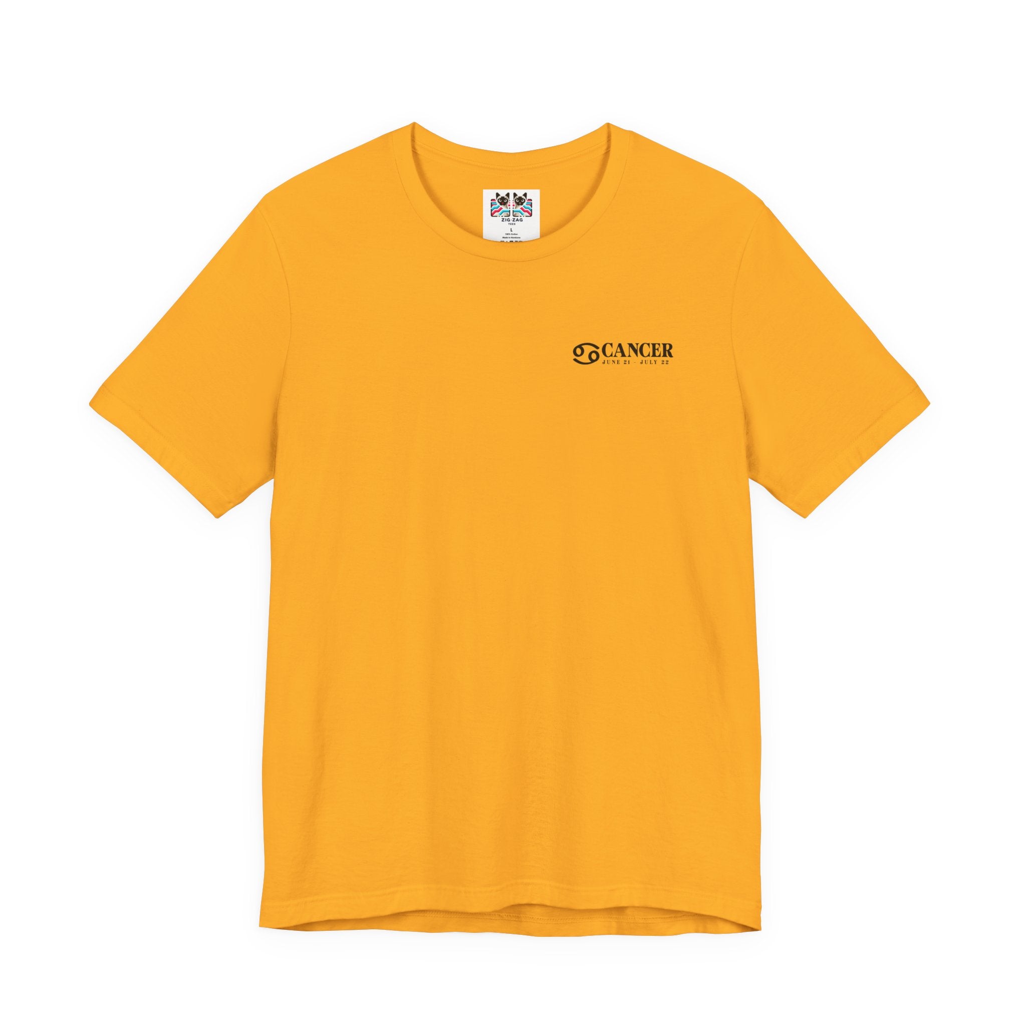 Cancer Zodiac T-Shirt – Sensitive Inside, Strong Outside with Water Element