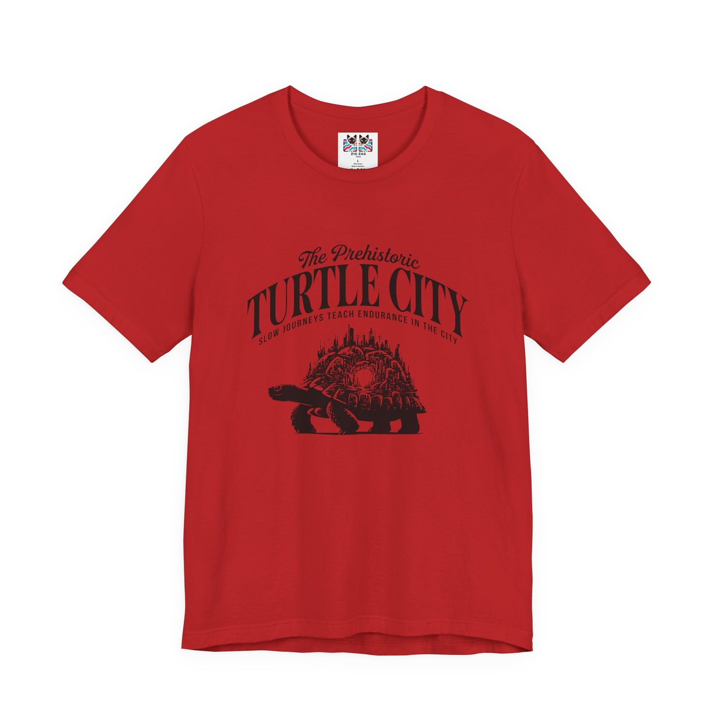 The Prehistoric Turtle City Tshirt – Slow Journeys Teach Endurance