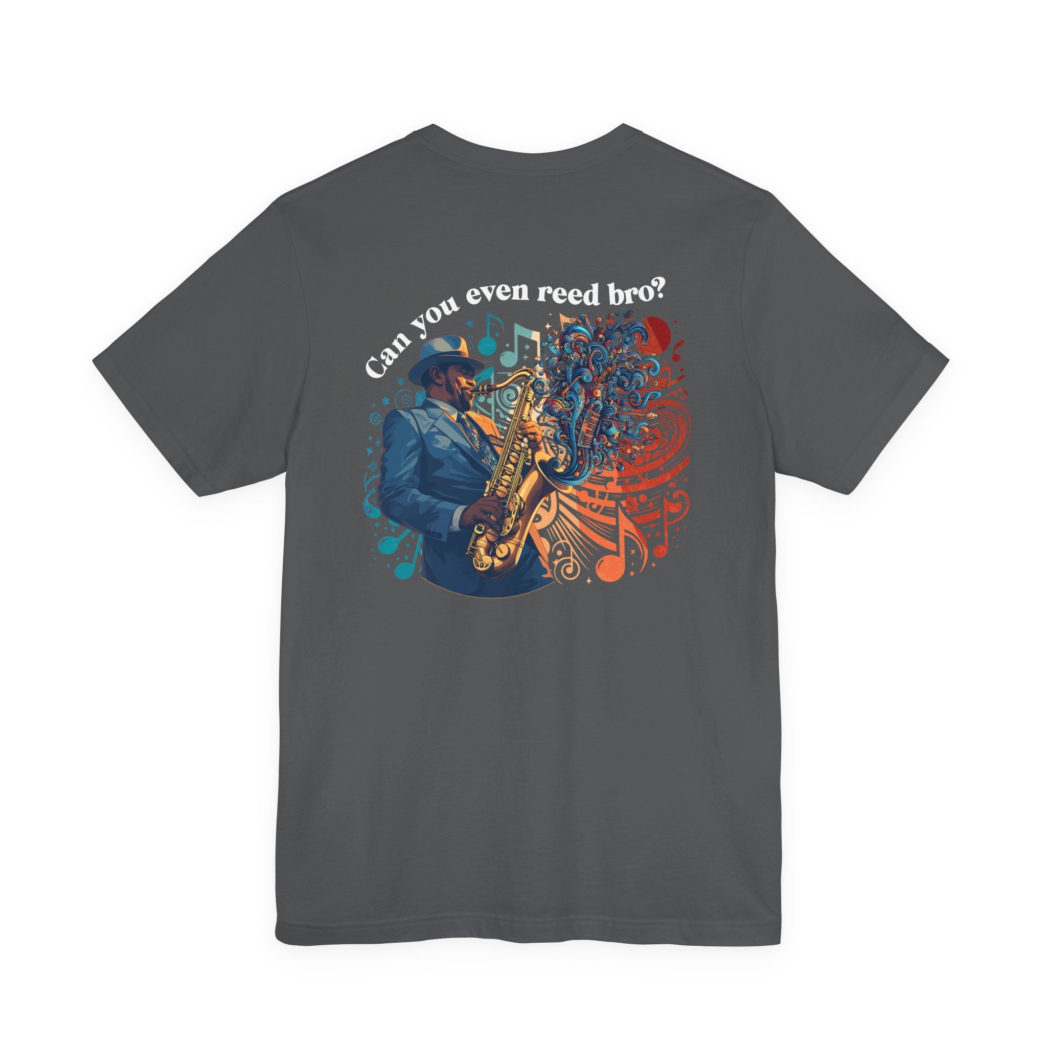 Reed My Lips Saxophone T-Shirt | Funny Jazz Musician Tee