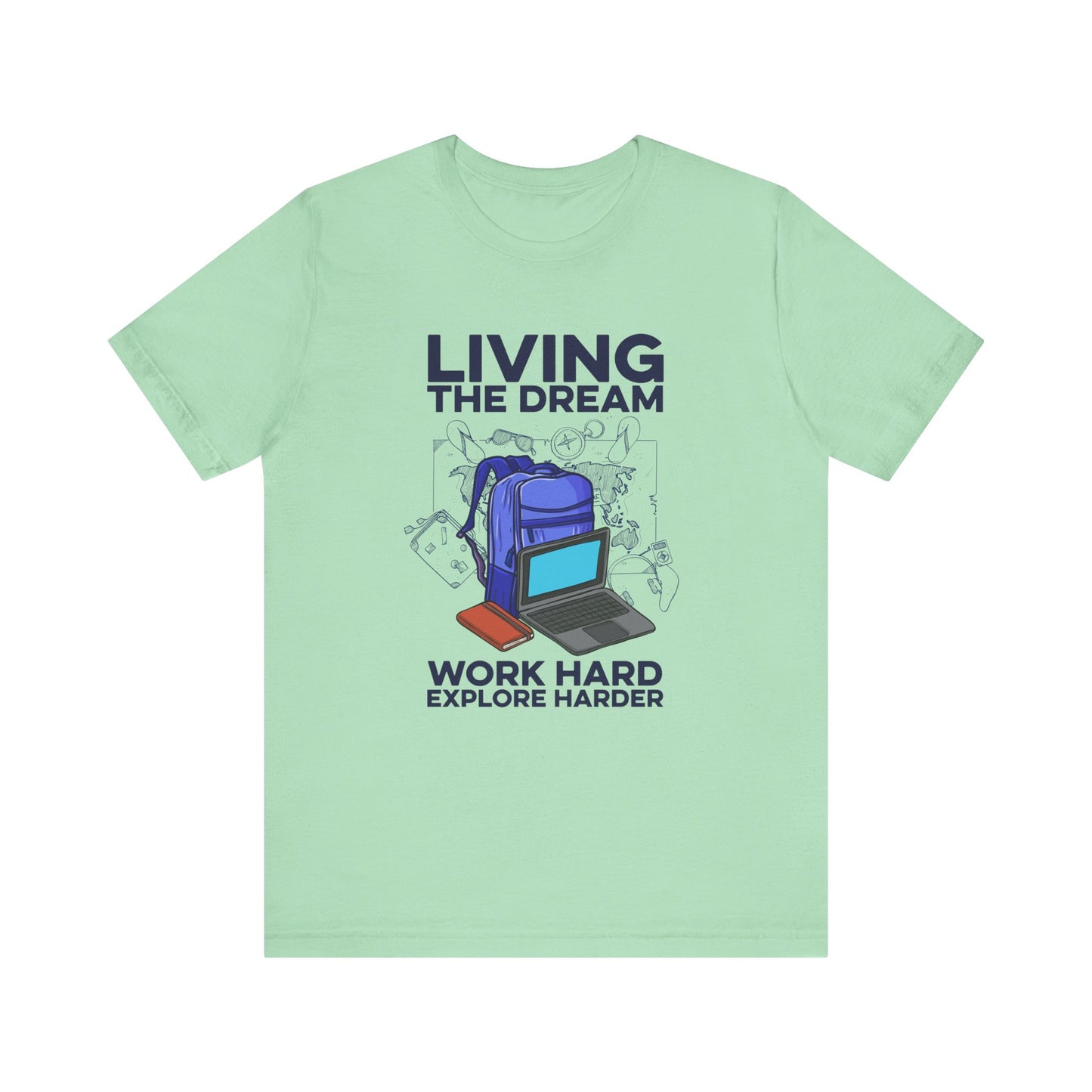 Living the Dream   Official Graphic Statement Tee for Bold Minds, Modern Thinkers, and Everyday Expression Everywhere
