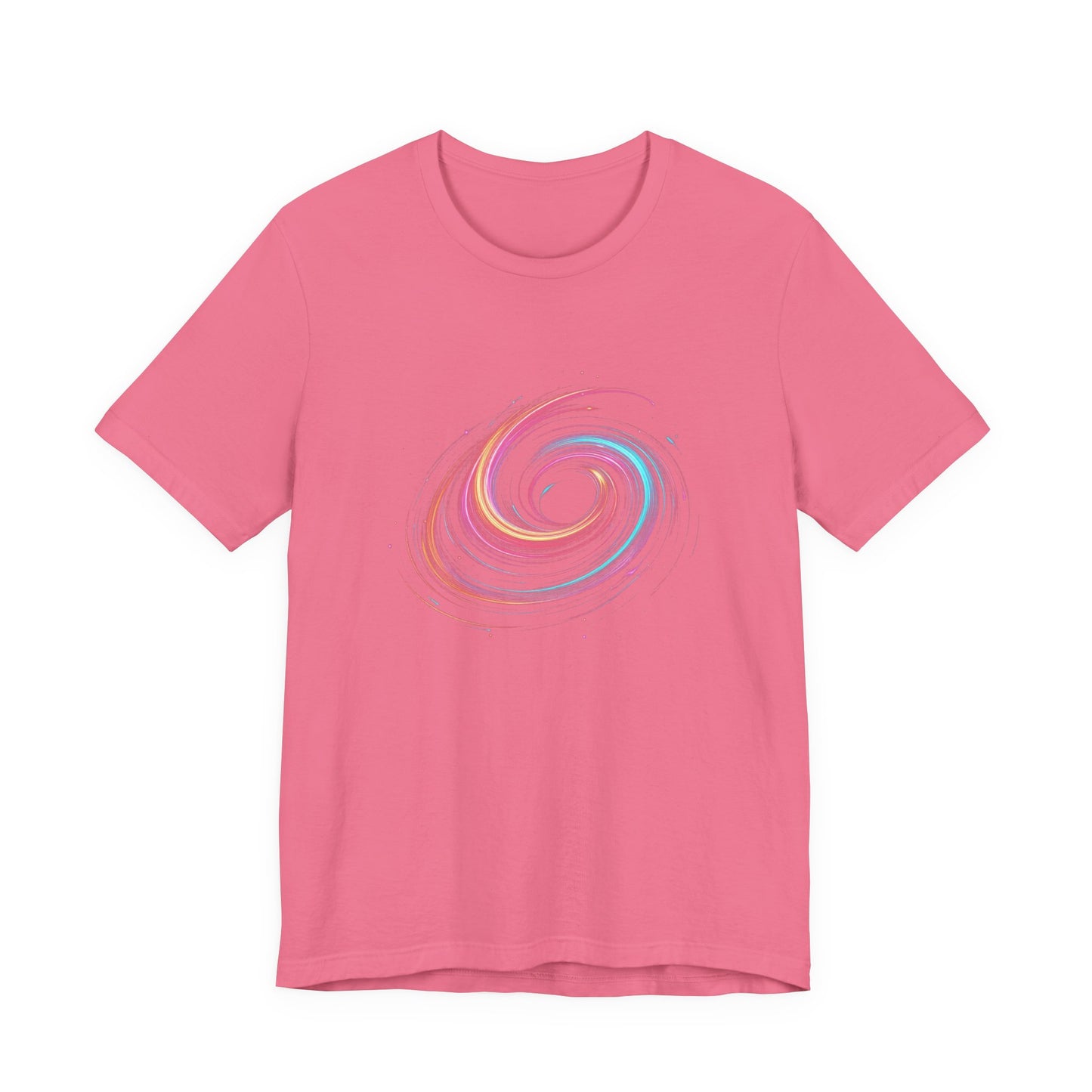 Neon Swirls – Vibrant Abstract Glow Graphic T-Shirt