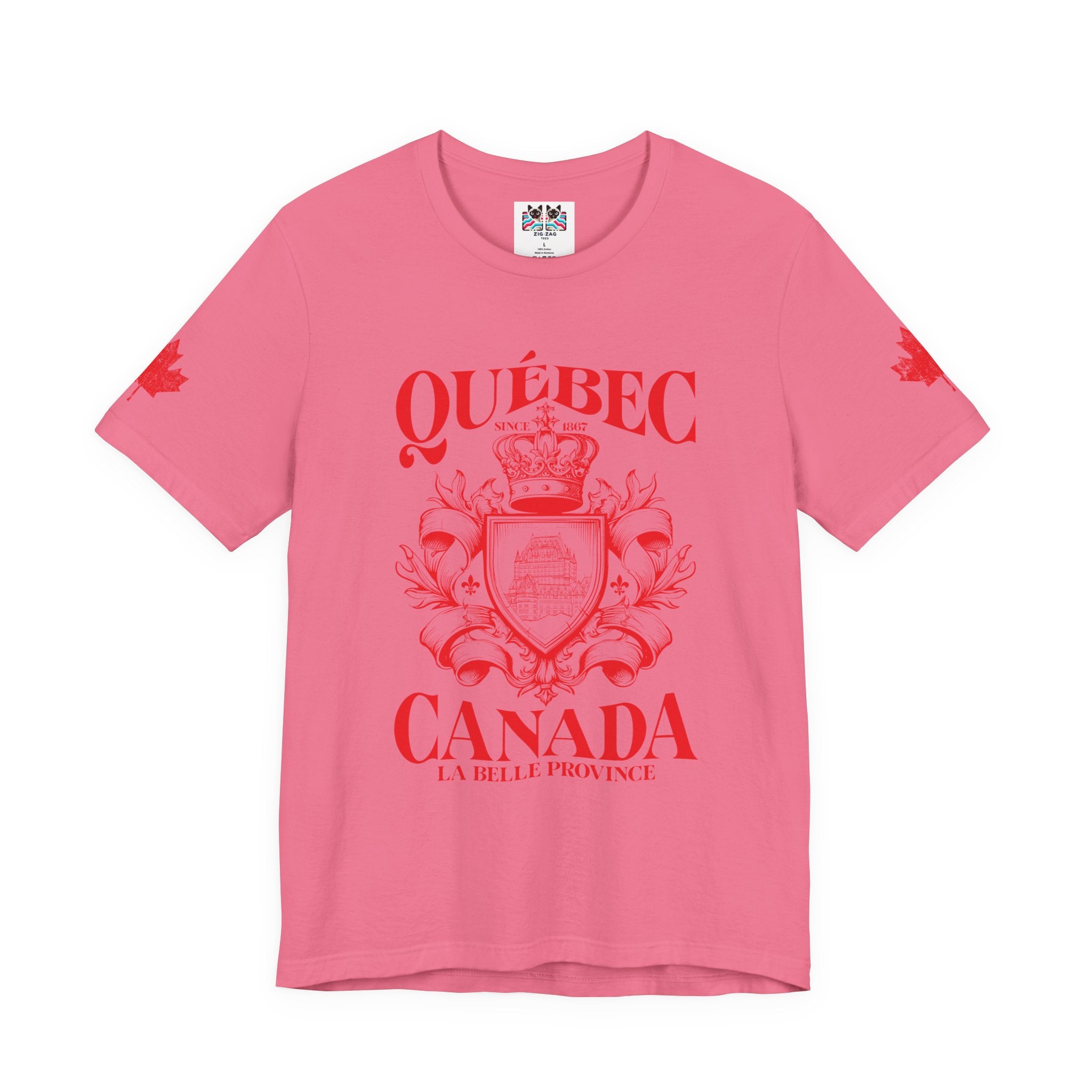 Québec La Belle Province Crest Canada T-Shirt
