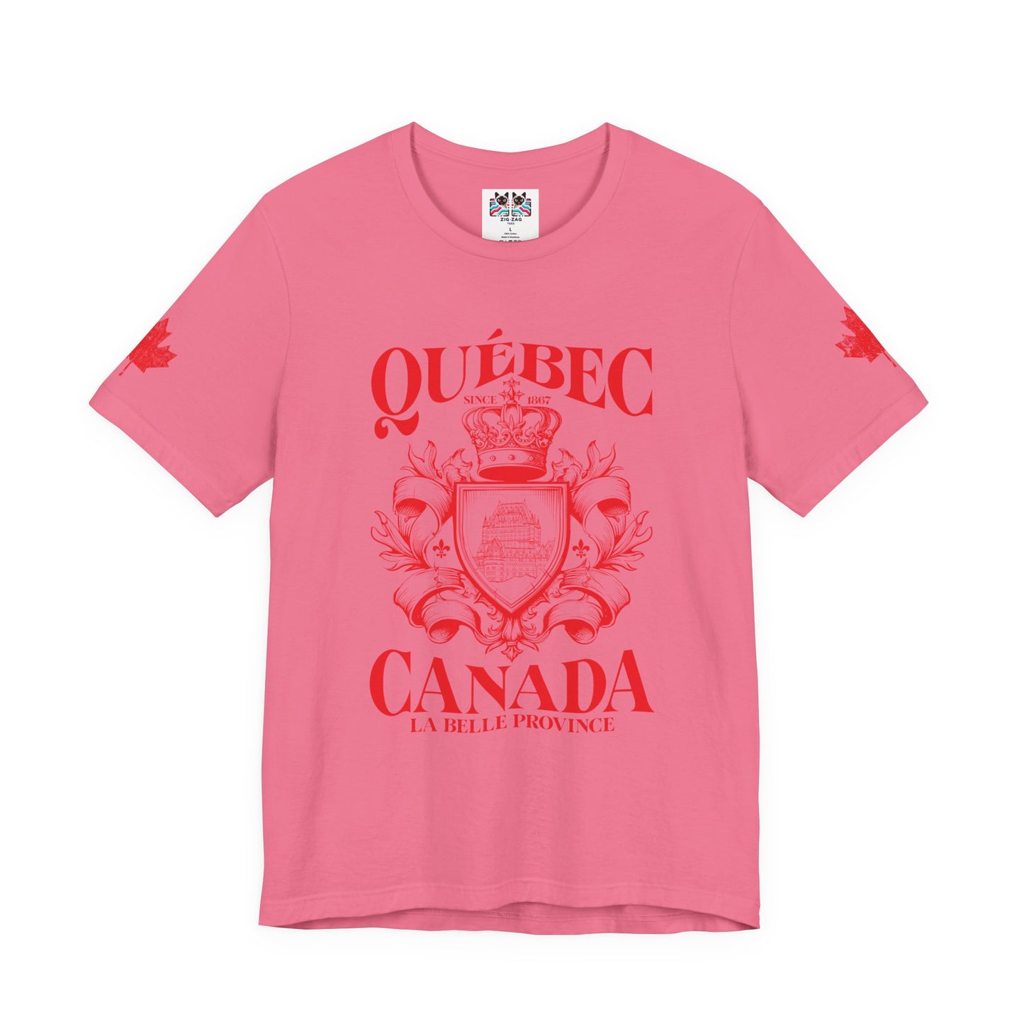 Québec La Belle Province Crest Canada T-Shirt