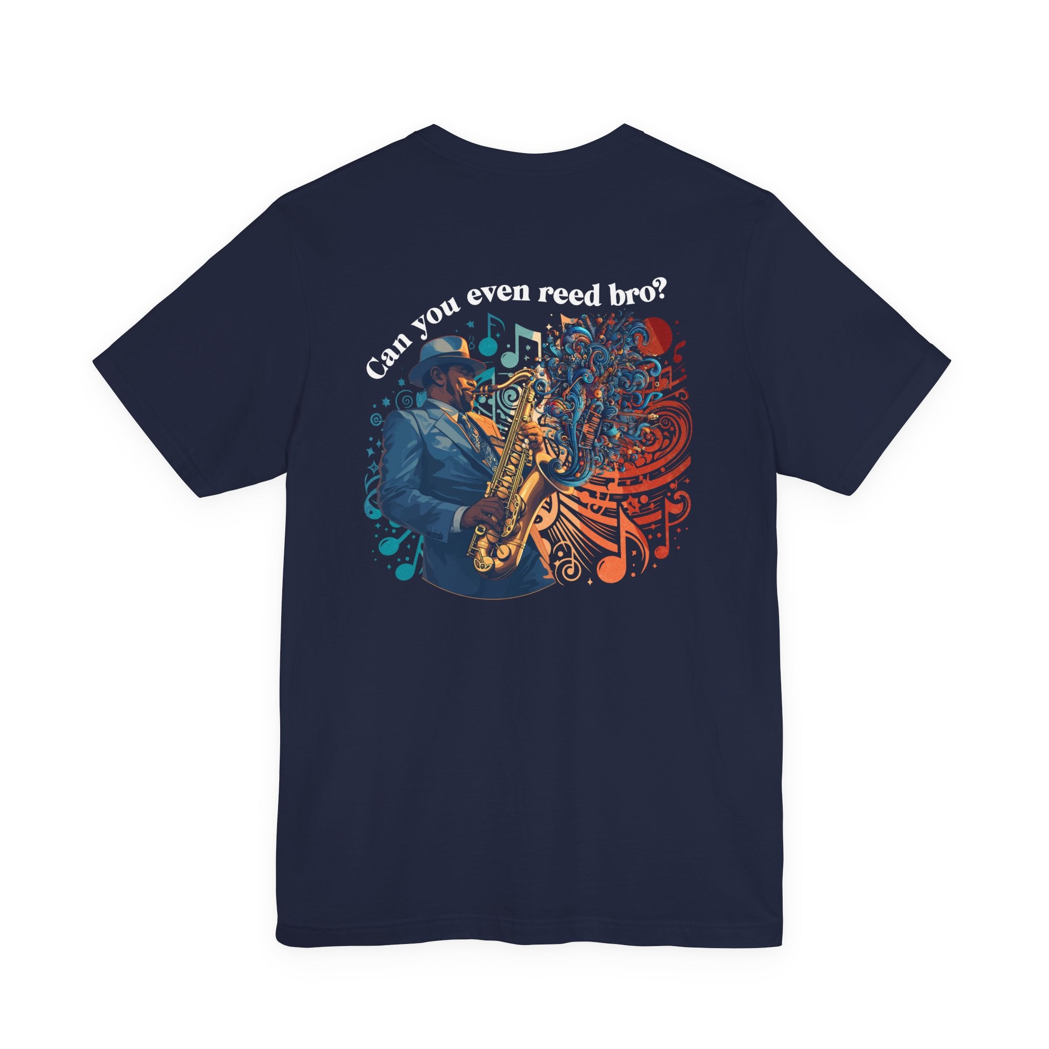 Reed My Lips Saxophone T-Shirt | Funny Jazz Musician Tee