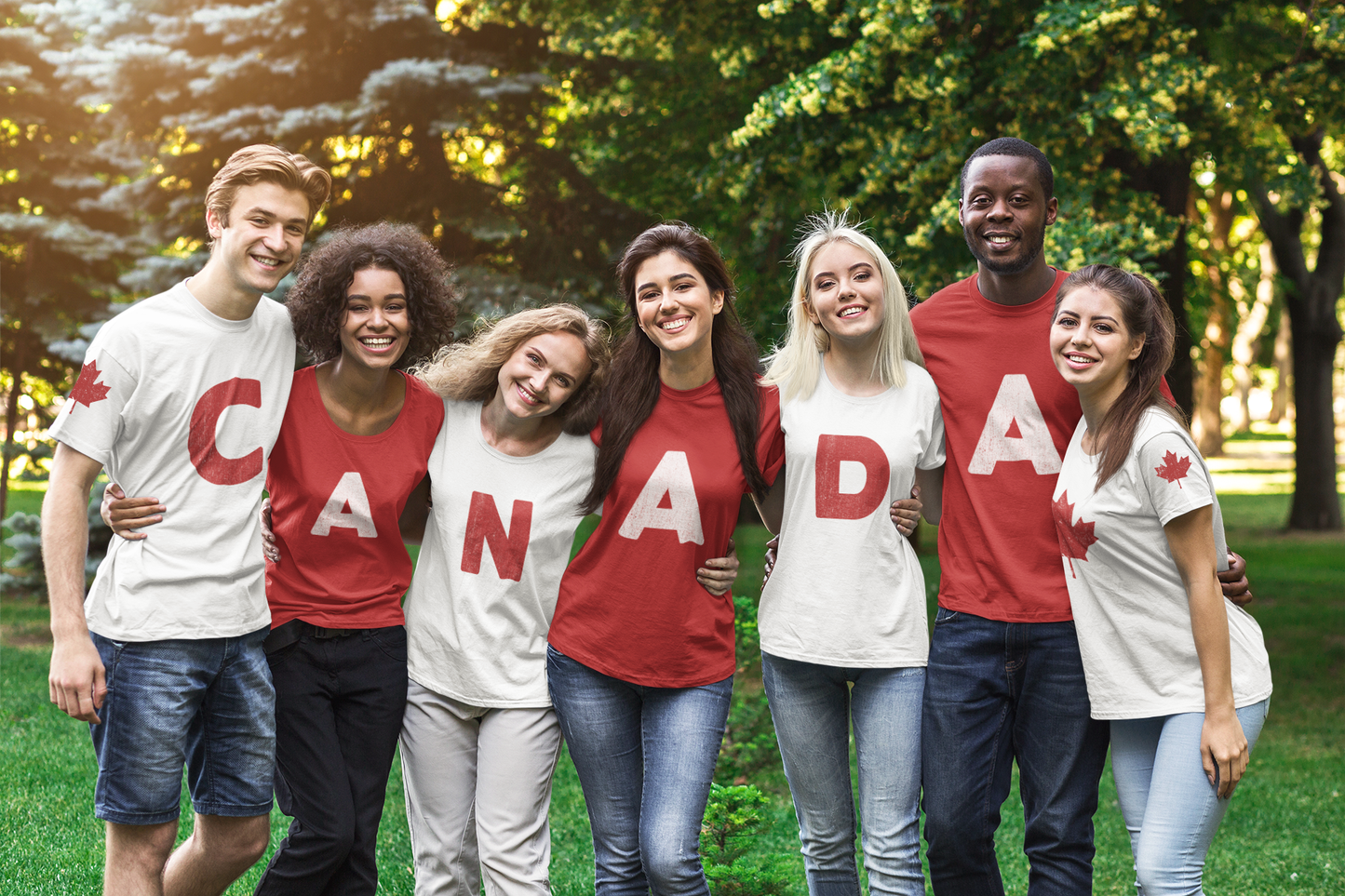 Canada Letters Group - D T-Shirt Collection