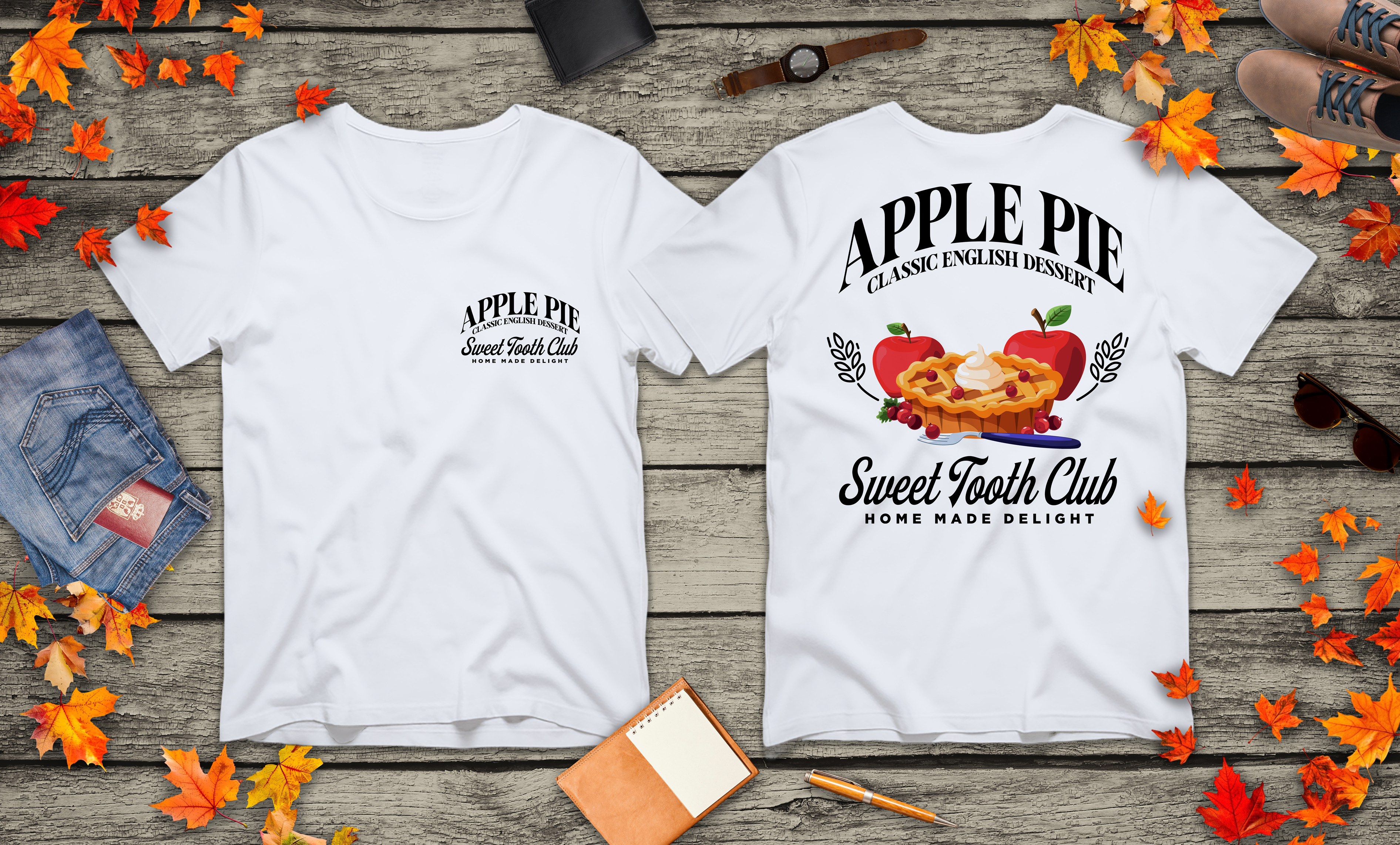 Apple Pie Sweet Tooth Club Tshirt – Homemade Delight
