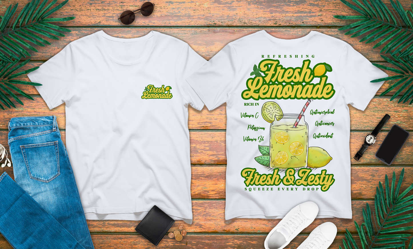 Fresh Lemonade T-Shirt – Refreshing Lemon Drink with Nutrients Graphic