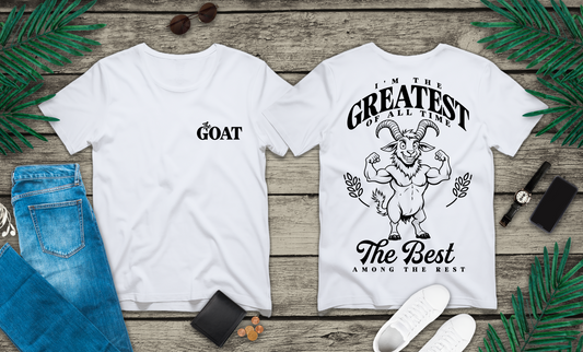 I'm the GREATEST of All Time Strong Goat Bodybuilder T-Shirt