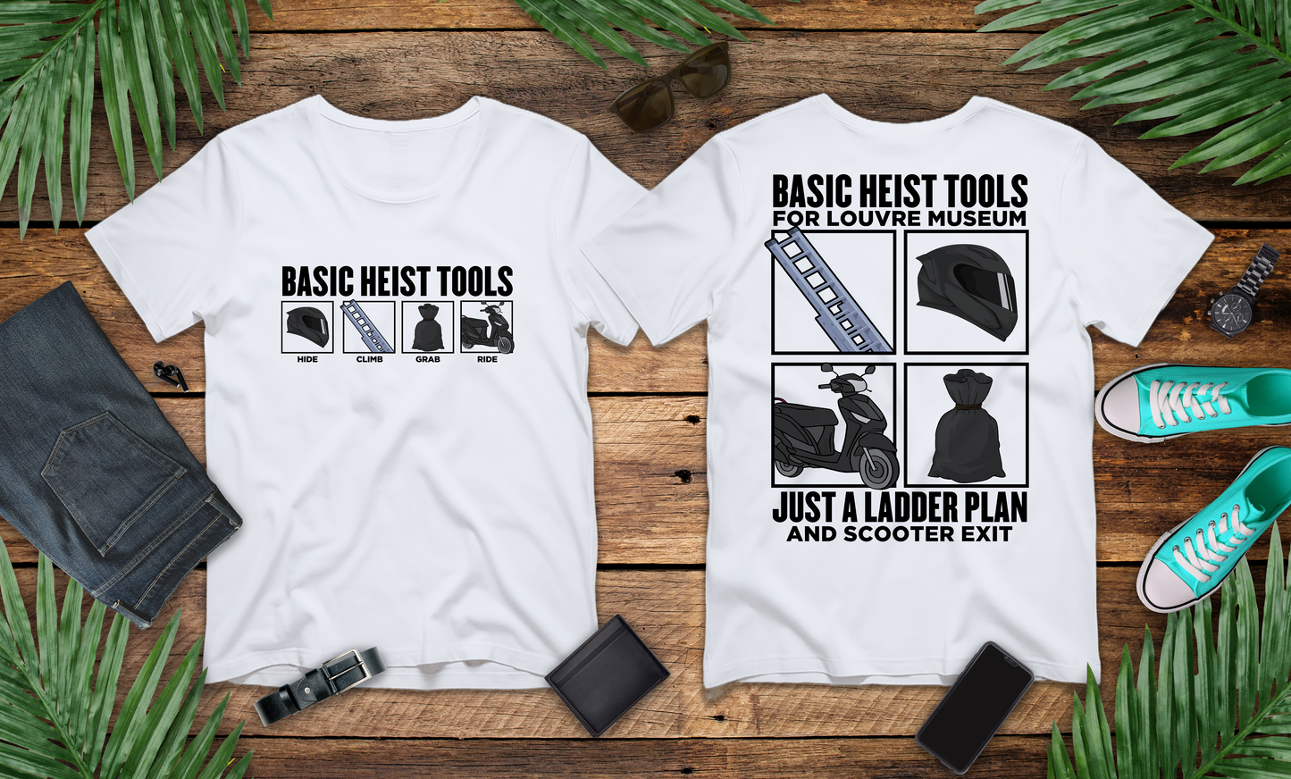 Basic Heist Tools – Louvre Edition T-Shirt