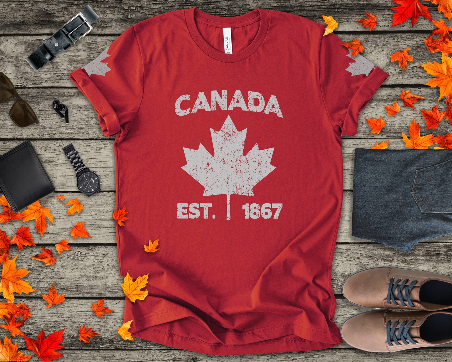 Canada Maple Heritage Vintage T-Shirt