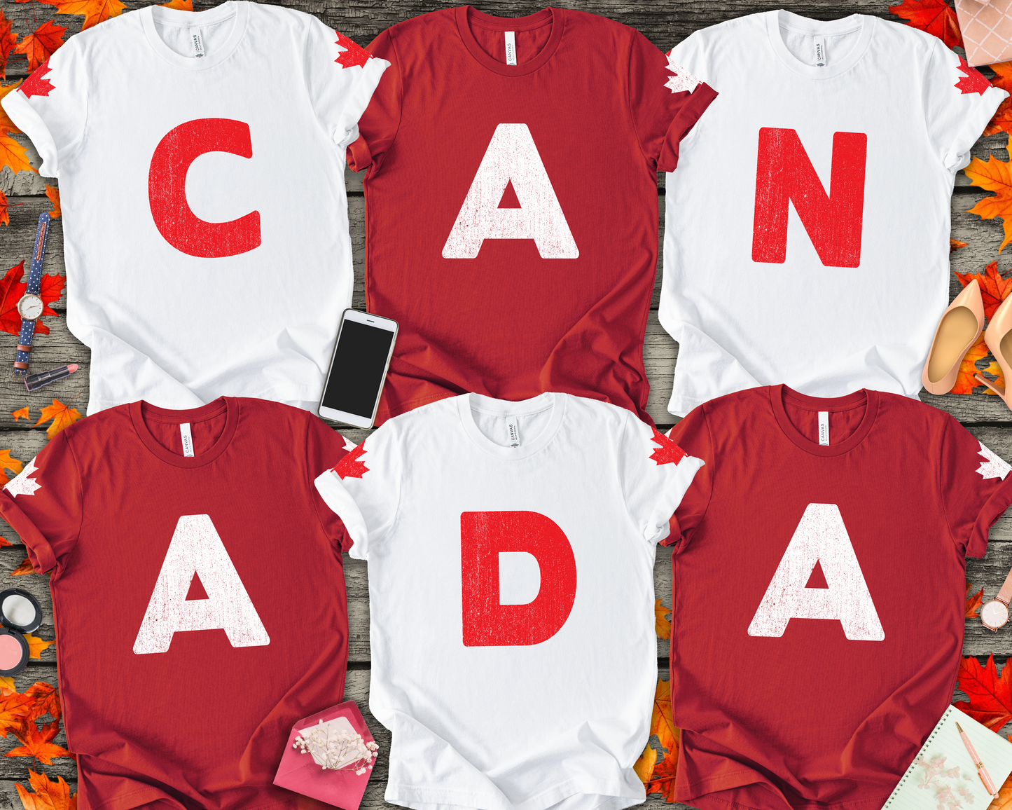 Canada Letters Group - D T-Shirt Collection