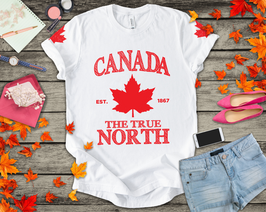 Canada True North Sketch Maple T-Shirt