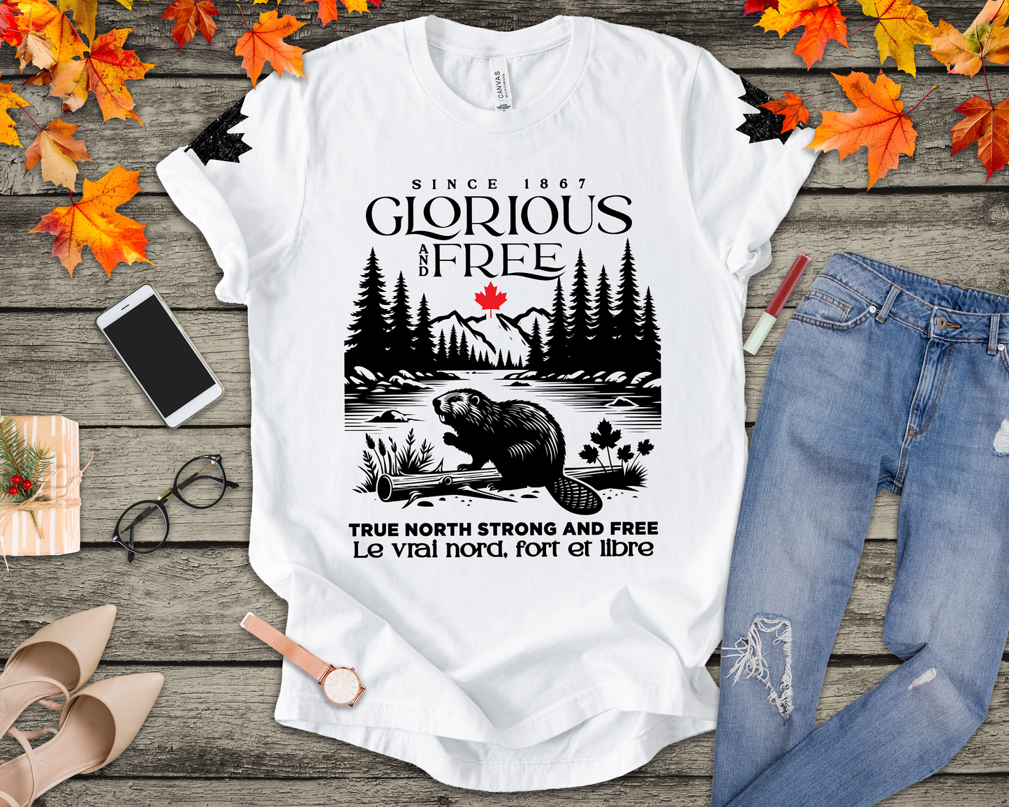 Canada Beaver Glorious North T-Shirt