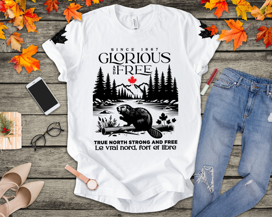 Canada Beaver Glorious North T-Shirt