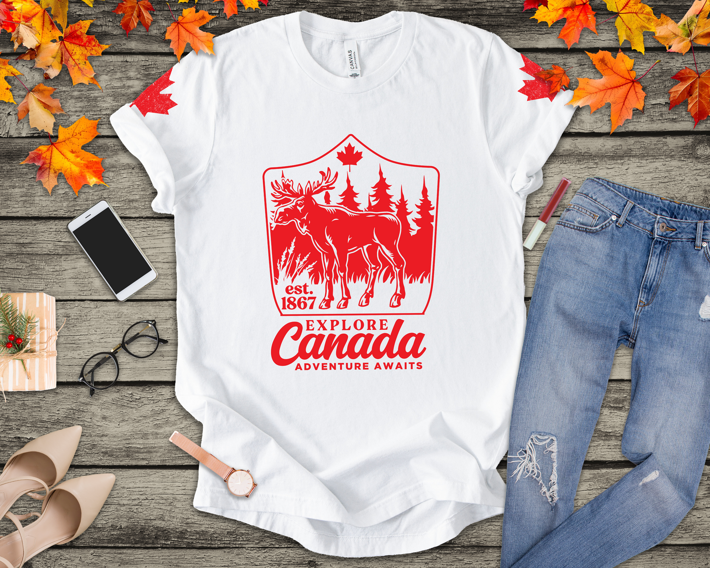 Explore Canada Moose Adventure T-Shirt