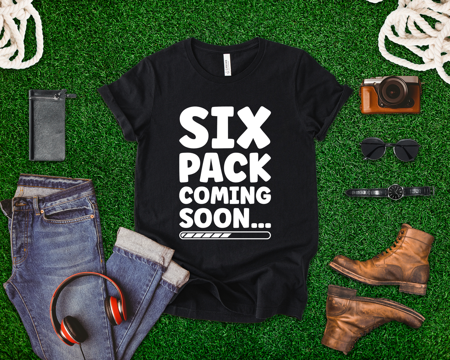 Six Pack Coming Soon Shirt, Funny Workout Motivation Tee, Gym Progress Graphic T Shirt, Fitness Journey Humor Apparel, Getting There Top