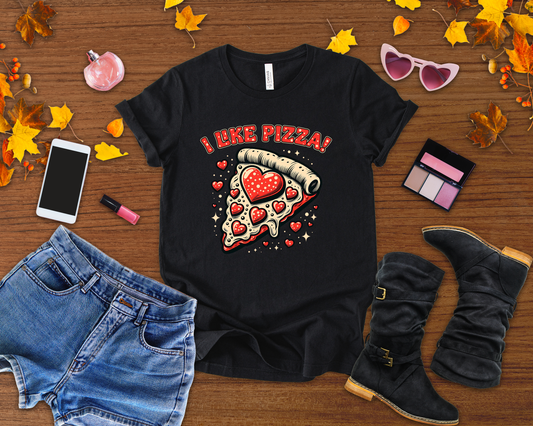Relationship Status I Like Pizza Shirt, Funny Food Lover Tee, Pizza Obsession Graphic T Shirt, Casual Comfort Humor Apparel, Cheesy Dating Joke Top