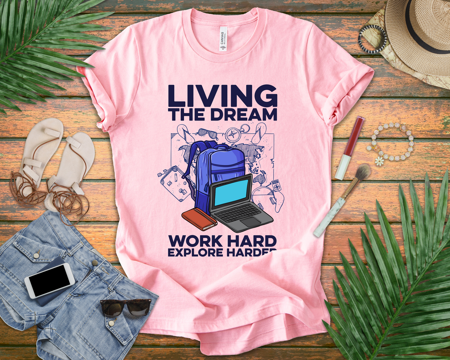 Living the Dream   Official Graphic Statement Tee for Bold Minds, Modern Thinkers, and Everyday Expression Everywhere