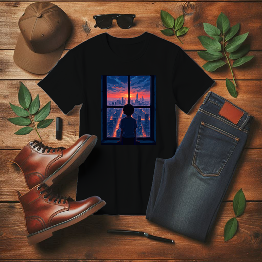Concrete Views beauty of city lights - T-Shirt