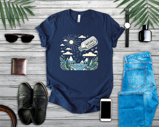 Nature’s Therapy | Pouring into Lake Graphic T-Shirt