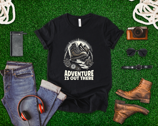 Explore More Worry Less Hiking Adventure Boot T-Shirt