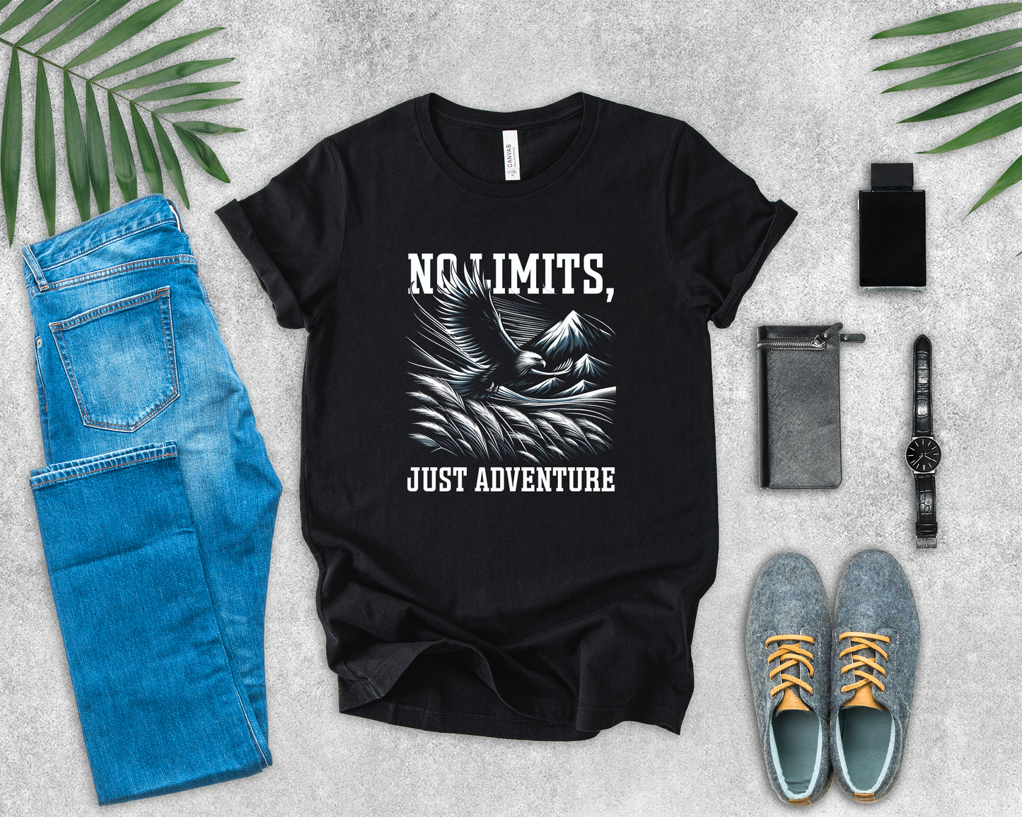 Wild and Free - No Limits Adventure Eagle T-Shirt