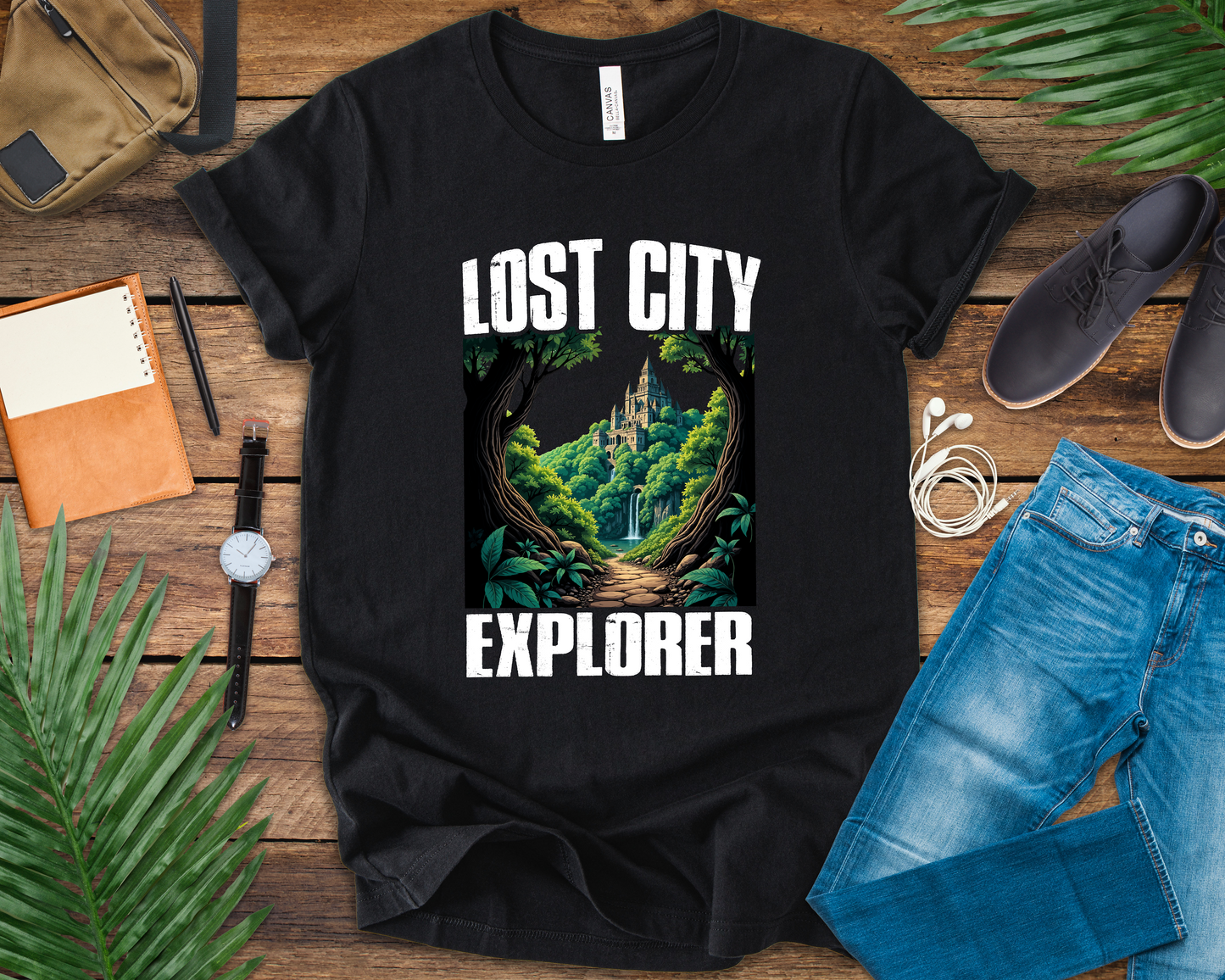 Lost City Explorer Tee, History Adventure Shirt, Archaeology Trek Top, Ancient Mystery Graphic, Discovery Fan Gift
