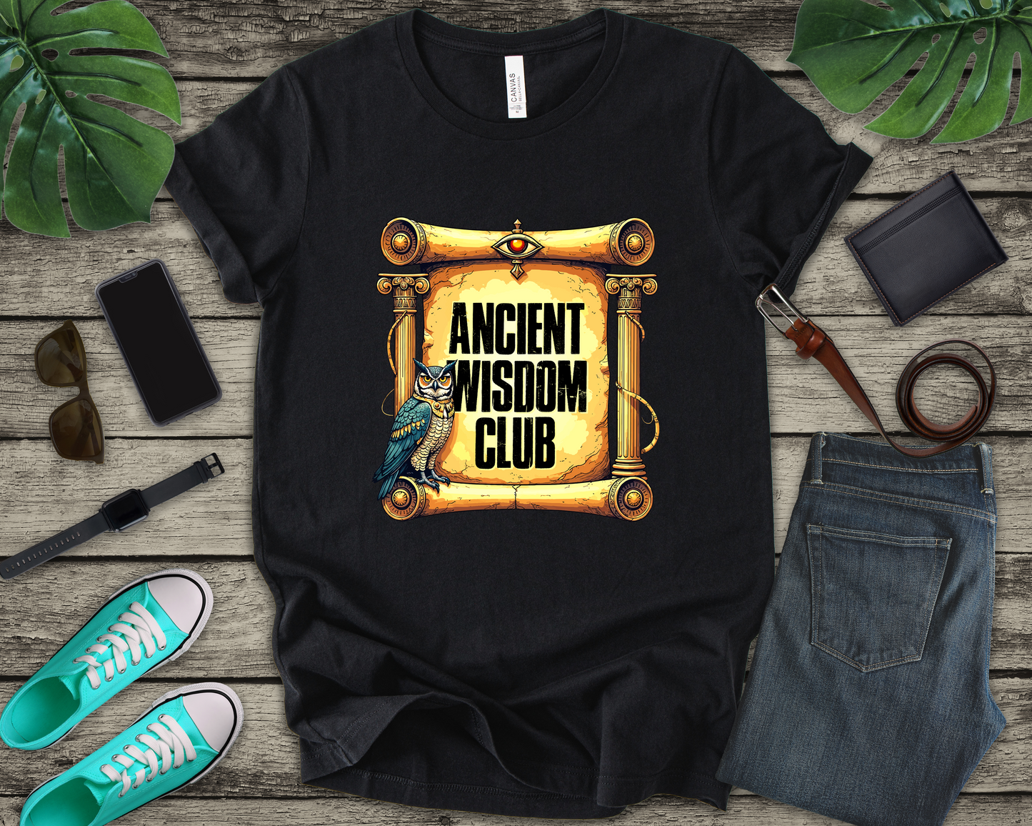 Ancient Wisdom Club Tee, History Knowledge Shirt, Classic Thinkers Graphic Tee, Timeless Insight Top, Philosophy Fan Gift