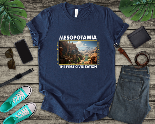Mesopotamia The First Civilization Tee, Ancient History Shirt, Early Society Graphic, Cradle of Civilization Top, Cultural Gift