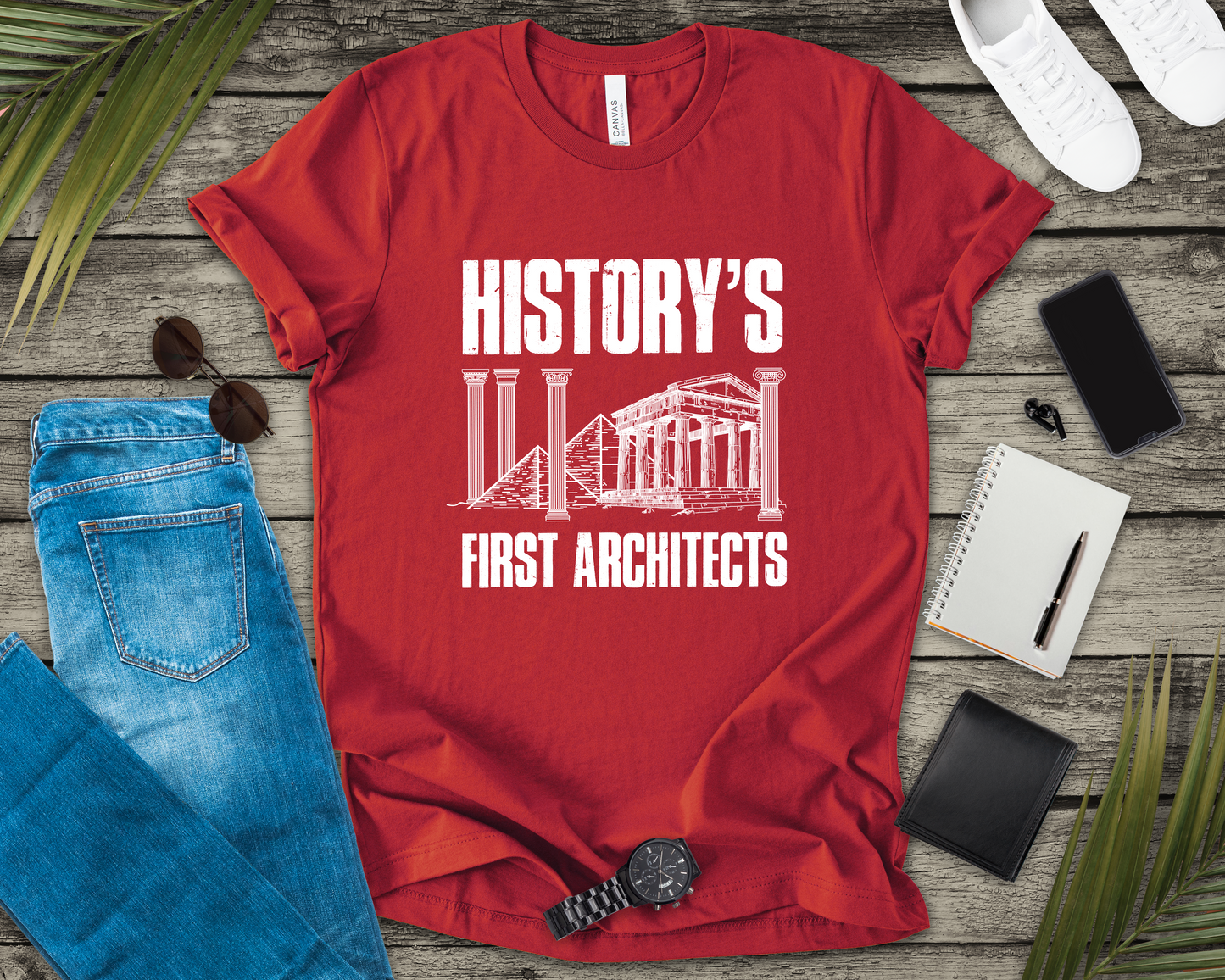 History’s First Architects Tee, Ancient Builder Shirt, Structural Genius Graphic Tee, Civilization Engineering Top, History Buff Gift