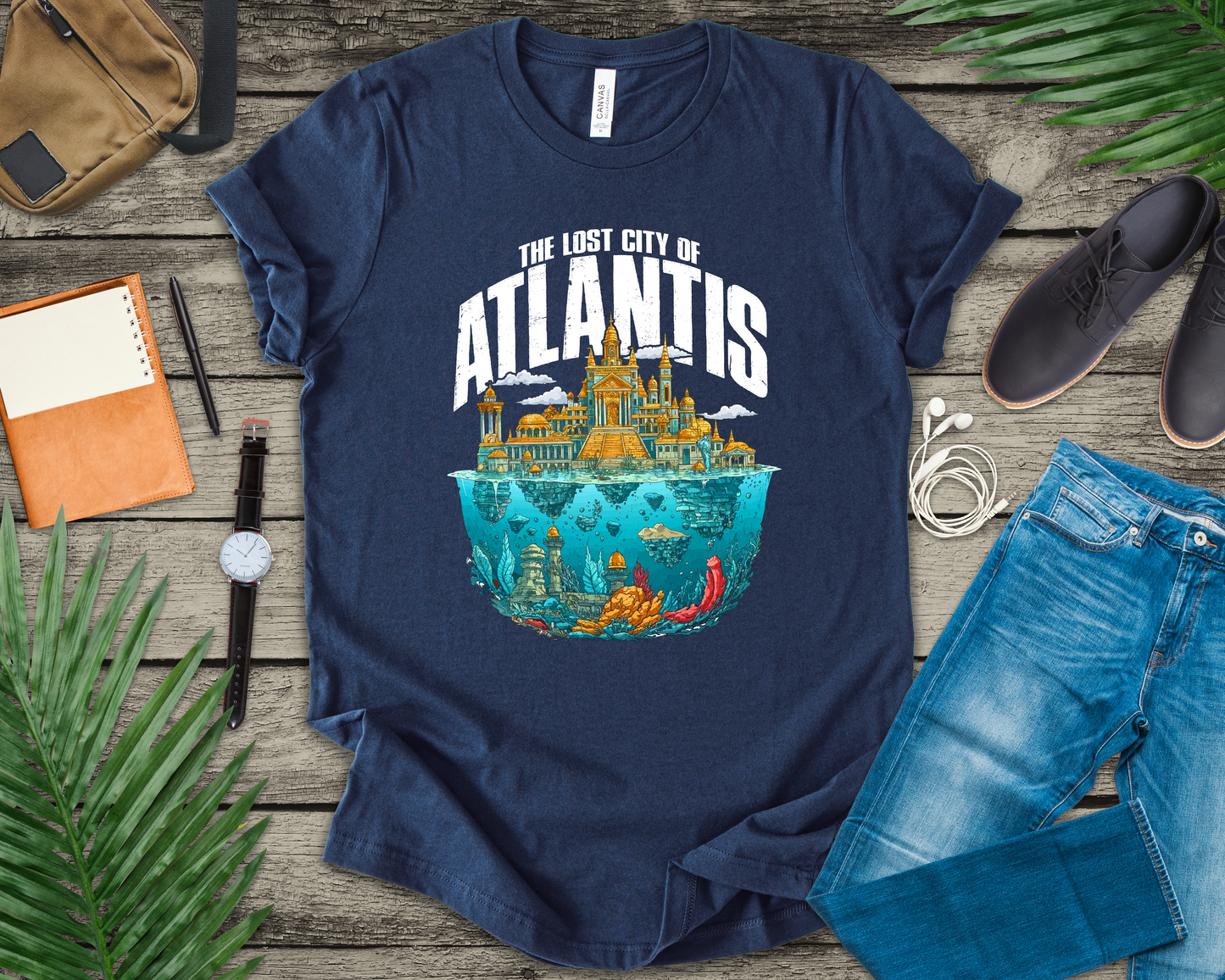 Atlantis Found Tee, Lost Civilization Shirt, Ocean Mystery Graphic Tee, Ancient History Fan Top, Explorer Gift