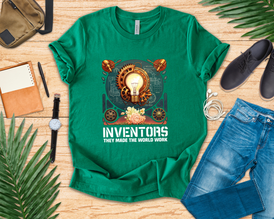 Thank an Inventor Tee, Innovation Appreciation Shirt, Science Hero Tribute Top, STEM Legacy Graphic Tee, Smart History Gift