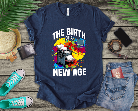 Printing Press Changed Everything Tee, History Milestone Shirt, Literature Revolution Tee, Invention Graphic Top, Educator Gift