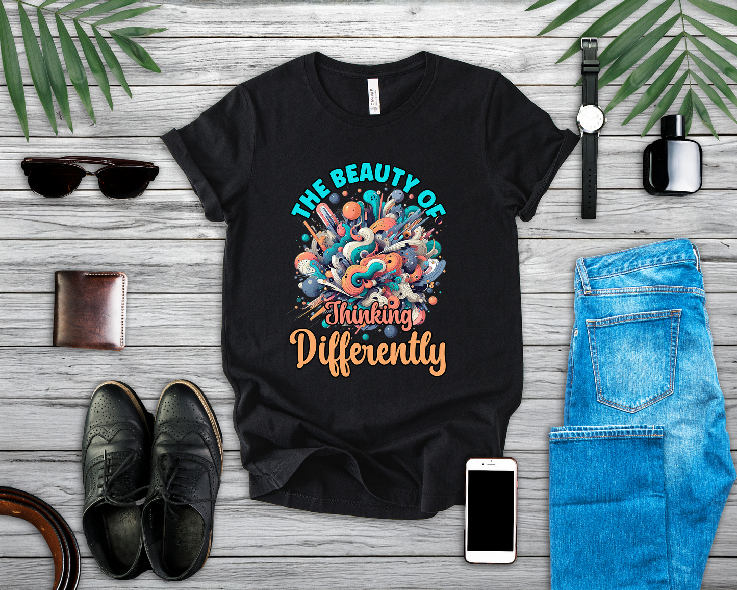 The Beauty of Thinking Differently Tshirt – Abstract Thinking Graphic