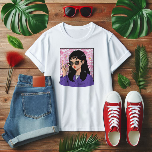 Sass Level Expert Shirt, Cool Girl Attitude Tee, Anime Style Graphic T Shirt, Sassy Mood Aesthetic, Sarcastic Kawaii Apparel, Baddie Tee