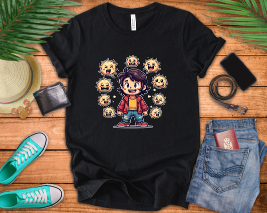 My Personality Is Just Reaction Memes Funny Internet Cartoon Graphic T-Shirt