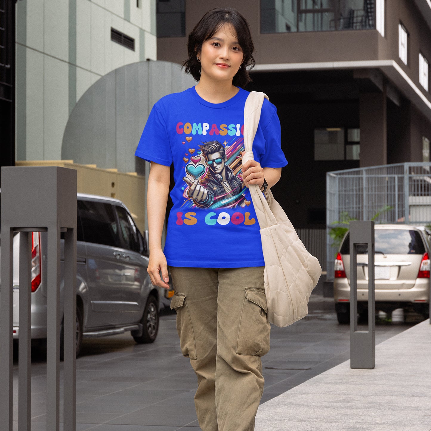 Compassion Is Cool - Kindness Graphic T-Shirt