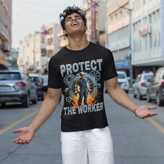 Protect The Worker - Industrial Safety T-Shirt