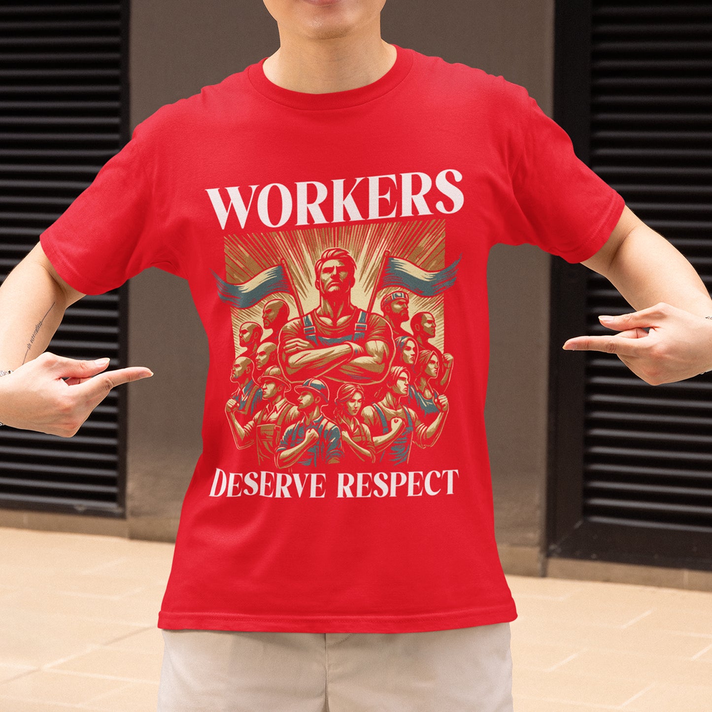 Workers Deserve Respect - Union Support T-Shirt
