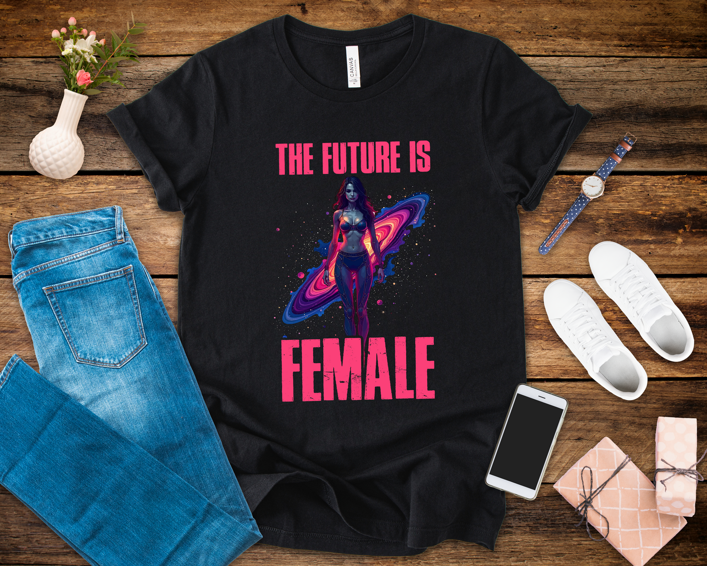 The Future Is Female Shirt, Feminist Tee, Girl Power Top, Empowerment Quote Tee, Strong Women Gift, Equality Graphic Shirt