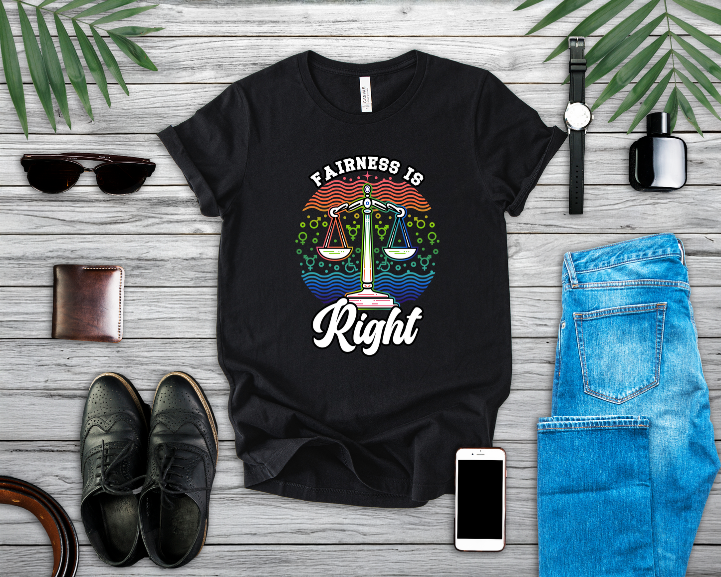 Fairness Is Right – Equality for All Graphic T-Shirt