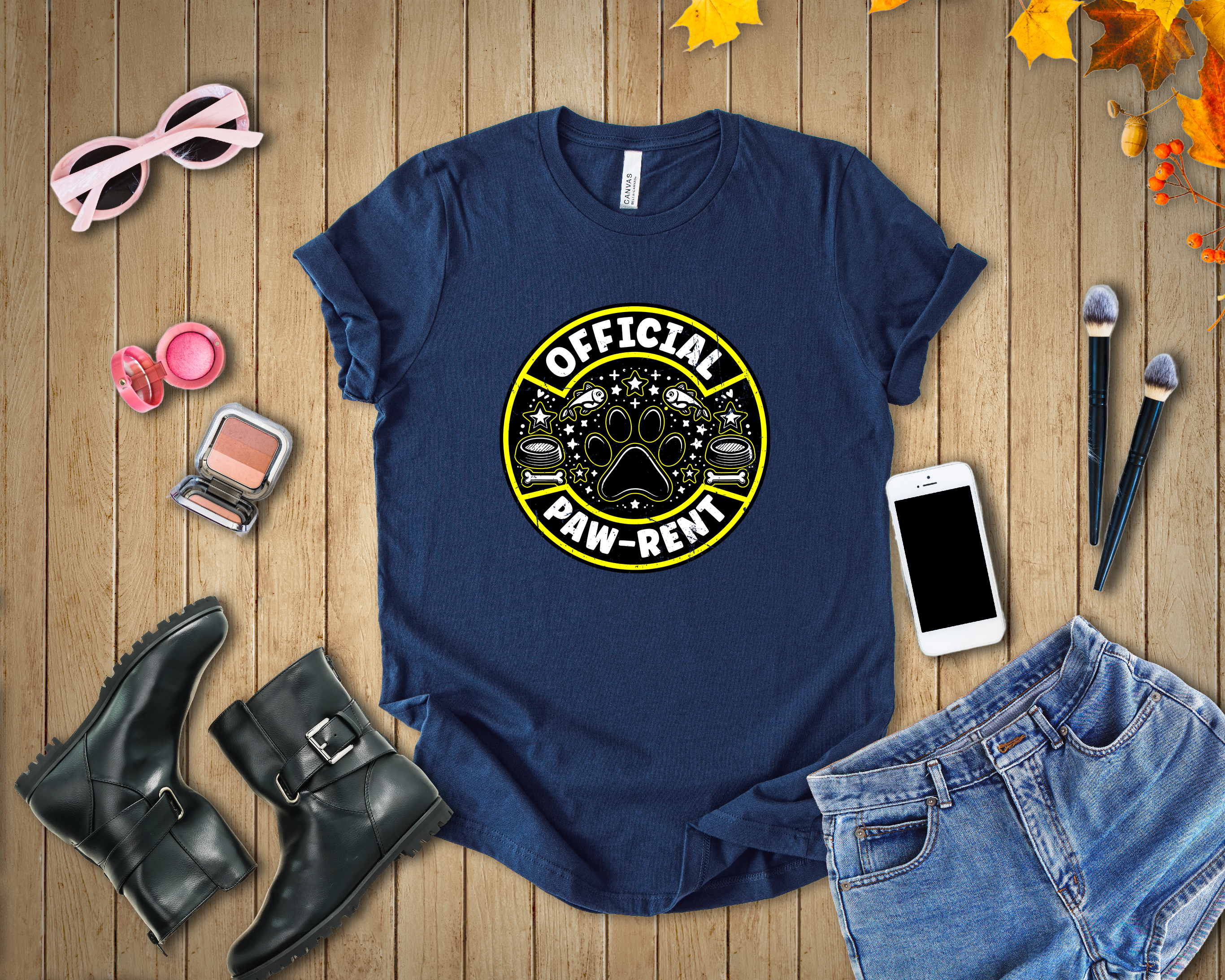Official Paw-rent Pet Parent Funny Cat Dog Lover T-Shirt