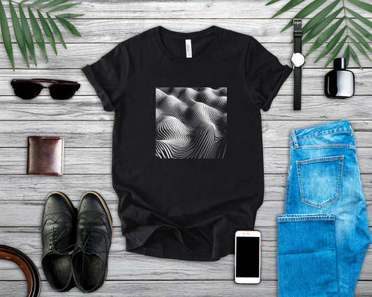 Diamond Tessellation – Grid Pattern Geometric Graphic T-Shirt